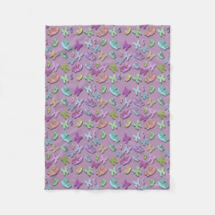 Couverture Polaire Choisir Couleur Papillons Surréaliste & Fluttant