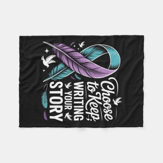 Couverture Polaire Choisir De Continuer À Écrire Votre Histoire Quot (Devant (Horizontal))