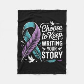 Couverture Polaire Choisir De Continuer À Écrire Votre Histoire Quot (Devant)