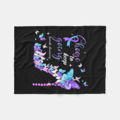 Couverture Polaire Choisir De Continuer À Se Sensibiliser Au Suicide  (Devant (Horizontal))