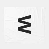 Couverture Polaire Choisir une lettre | Police : Ouvrir Sans Condensé (Devant (Horizontal))