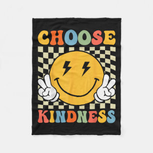 Couverture Polaire Choisissez Kindness Retro Super Be Kind Inspiratio