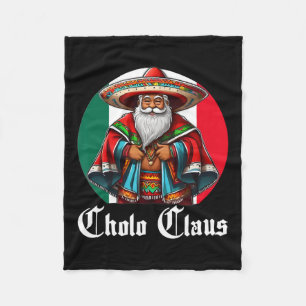 Couverture Polaire Cholo Christmas - Cholo Claus - Fun Mexican Père N