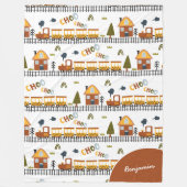 Couverture Polaire Choo Choo Train Pattern (Devant)