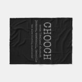 Couverture Polaire Chooch Definition Italian Slang Funny Italy Italia (Devant (Horizontal))