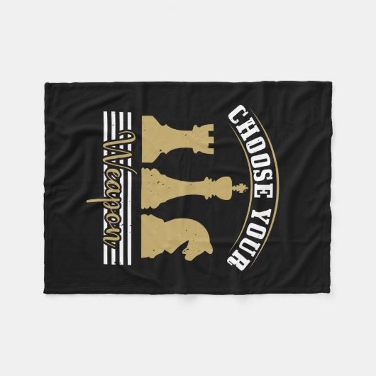 Couverture Polaire Choose Your Weapon (Devant (Horizontal))