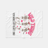 Couverture Polaire Chose sauvage Vous Faites Chanter Mon Coeur Squele (Devant (Horizontal))