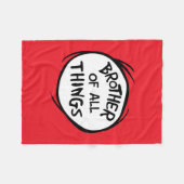 Couverture Polaire Chose Une Chose Deux - Frère de toutes choses (Devant (Horizontal))