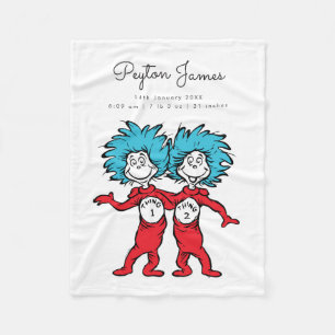 Couverture Polaire Chose Une Chose Deux Jumeaux Bébé Naissance Statis