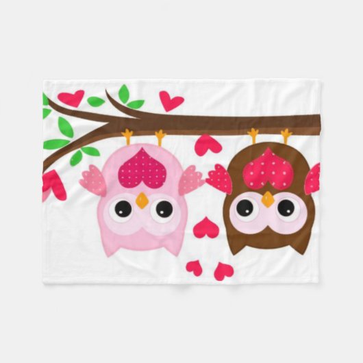 Couverture Polaire Chouette (Devant (Horizontal))