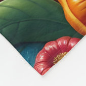 Couverture Polaire Chouette d'ananas serène mignonne Imaginaire (Coin)