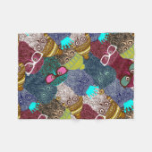 Couverture Polaire Chouette dans la couronne (Devant (Horizontal))