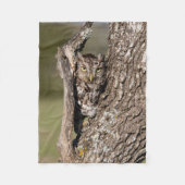 Couverture Polaire Chouette de l'Est (Devant)