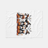 Couverture Polaire Chouette fantôme Vaches Halloween Animaux Vache Lo (Devant (Horizontal))