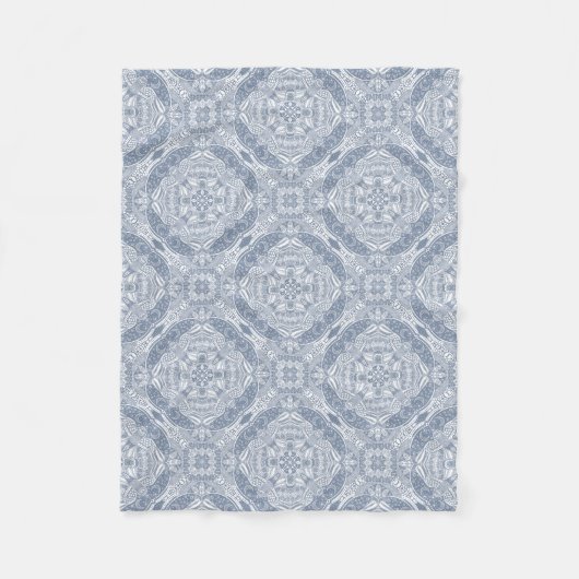 Couverture Polaire Chouette magique Mandala (Devant)