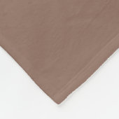 Couverture Polaire Chouette Marron Mignonne (Coin)