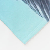 Couverture Polaire Chouette mûre avec illustration d'un casquette ble (Coin)