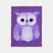 Couverture Polaire Chouette pourpre (Devant)