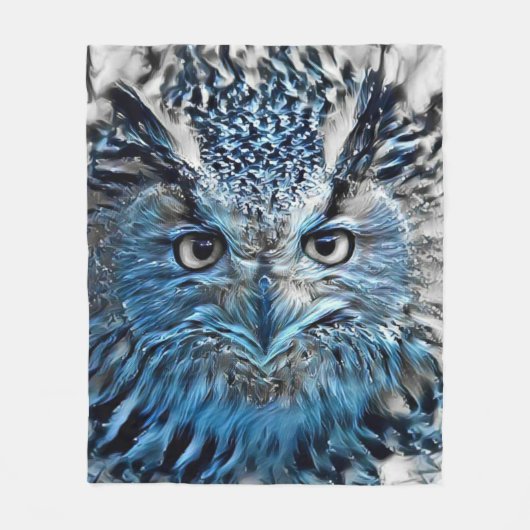 Couverture Polaire Chouette Soit Chaude Dans Ça (Devant)