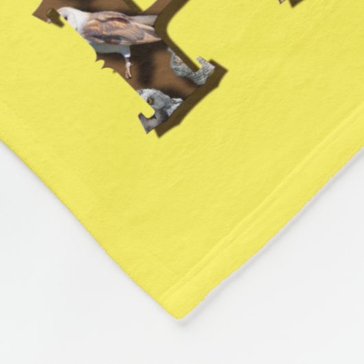 Couverture Polaire Chouettes Oiseaux De Prey, (Coin)