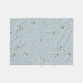 Couverture Polaire Chouettes pour bébés sur les membres de neige hive (Devant (Horizontal))