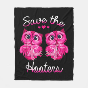 Couverture Polaire Chouettes Sauver Un Hooters Pink Ribbon Cancer du