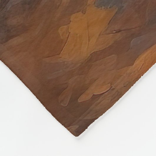 Couverture Polaire Chow Chow à l'automne Feuilles automne Inspire (Coin)