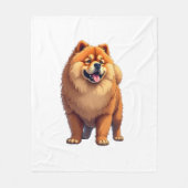 Couverture Polaire Chow Chow Chien Chien chinois race pour un Chow Ch (Devant)