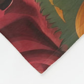 Couverture Polaire Chow Chow Chien Citrouille Halloween drôle (Coin)