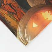 Couverture Polaire Chow Chow Halloween Éffrayant (Coin)