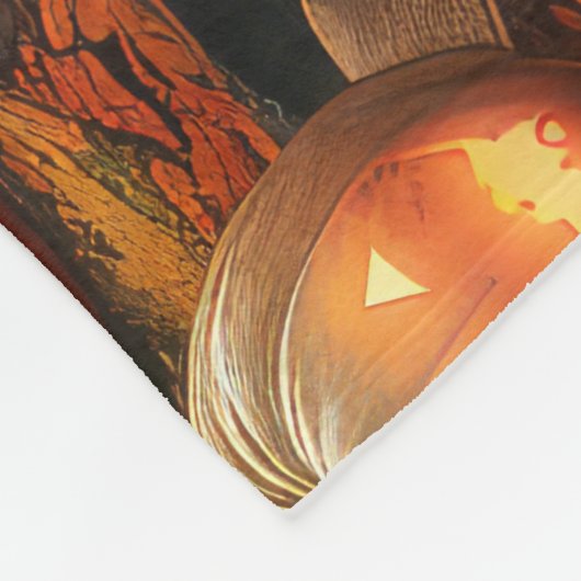 Couverture Polaire Chow Chow Halloween Éffrayant (Coin)