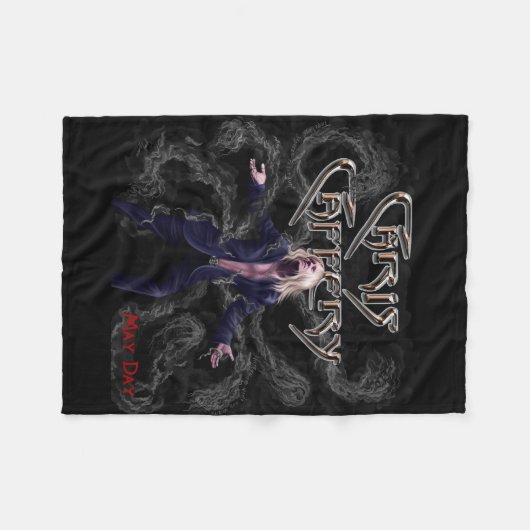 Couverture Polaire Chris Caffery May Day Fleece Blanche (Devant (Horizontal))
