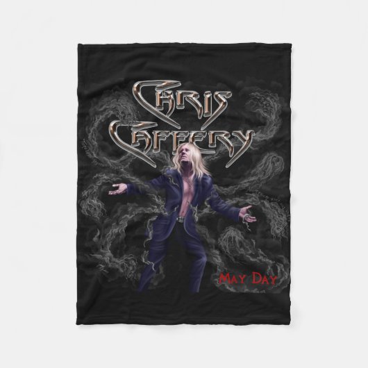 Couverture Polaire Chris Caffery May Day Fleece Blanche (Devant)