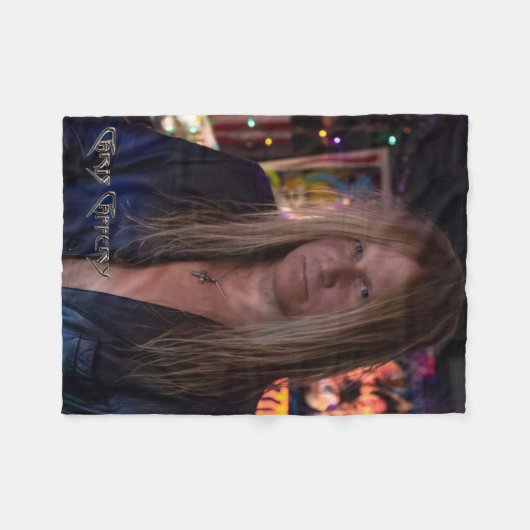 Couverture Polaire Chris Caffery SDS Pinball Fleece Blanche (Devant (Horizontal))