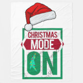 Couverture Polaire chrismas mode on in u Fleece Blanket (Devant)
