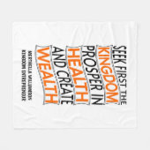 Couverture Polaire Christian Business Royaume Entrepreneur (Devant (Horizontal))