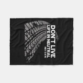 Couverture Polaire Christian Car Enthusiast Pastor - Don't Live Life  (Devant (Horizontal))