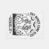Couverture Polaire Christian Halloween Dry Bones Come Alive Funny Jes (Devant (Horizontal))