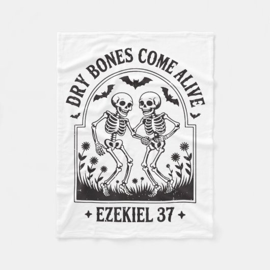 Couverture Polaire Christian Halloween Dry Bones Come Alive Funny Jes (Devant)