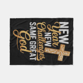 Couverture Polaire Christian New Years 2026 Happy New Year Same Great (Devant (Horizontal))
