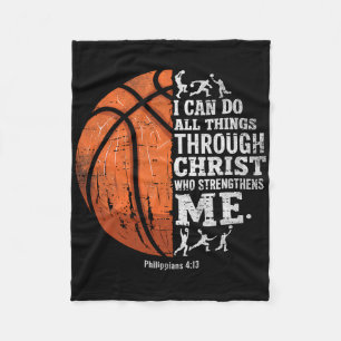 Couverture Polaire Christian Sketll I Can Do All Things Religious Fai