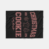Couverture Polaire Christmas 2025 Cookie Crew Gingerbread Funny Chris (Devant (Horizontal))