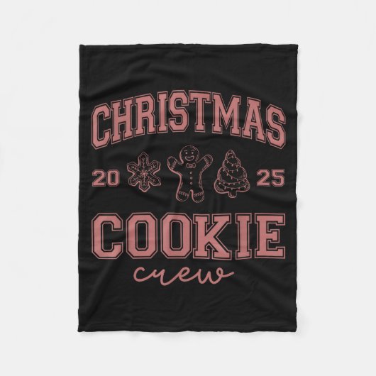 Couverture Polaire Christmas 2025 Cookie Crew Gingerbread Funny Chris (Devant)