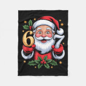 Couverture Polaire Christmas 67 Funny Xmas Six Seven Ugly Sweater 6 7 (Devant)