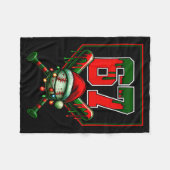 Couverture Polaire Christmas Baseball Drip Number 67 Player Or 67th B (Devant (Horizontal))