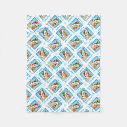 Couverture Polaire Christmas Berger Picard (Devant)