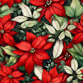 Couverture Polaire Christmas Blanket Red Poinsettia Festive Accent