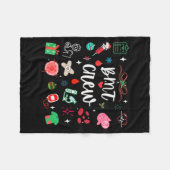 Couverture Polaire Christmas Bmt Crew Nurse Bone Marrow Transplant Nu (Devant (Horizontal))
