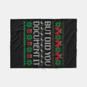 Couverture Polaire Christmas But Did You Doent It Ugly Office Party S (Devant (Horizontal))