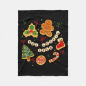 Couverture Polaire Christmas Cookie Baking Crew For Women Basker Seni (Devant)